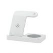 Devanti 4-in-1 Wireless Charger Dock Fast Charging for Phone White
