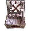 4 Person Picnic Basket Set with Blanket
