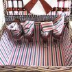 4 Person Picnic Basket Set with Blanket
