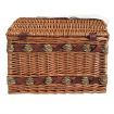 Alfresco 4 Person Picnic Basket Baskets Wicker Deluxe Outdoor Insulated Blanket