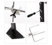3-in-1 Extra Long Multi-Function BBQ Pit Table with Removable Chicken Roaster