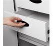 185CM Two Door Filing Storage Steel Cabinet with Drawers