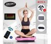 LCD Screen GENKI Body Vibration Plate Machine - LED Pink