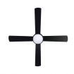 Devanti 52 inch Ceiling Fan w/Light w/Remote Timer - Black