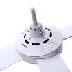Devanti 52 inch Ceiling Fan w/Light w/Remote Timer - White