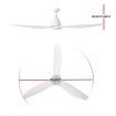 Devanti 64'' DC Motor Ceiling Fan With Light LED Remote Control Fans 3 Blades