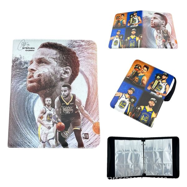 NBA Champion Stephen Curry Card Binder for Cards Binder 4-Pocket, 400  Pockets Trading Card Games Collection Binder