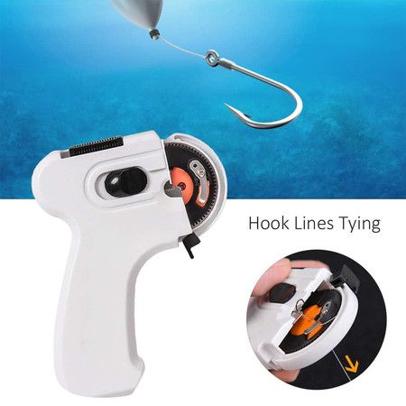 Fishing Knot Tying Tool, Automatic Fishing Hook Tier Machine Electric Fast  Hook Lines Tying Devices Fishing