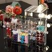 Acrylic Jewelry Storage Box Earring Display Stand Organizer Holder with 3 Vertical Drawer (Transparent)