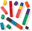 Plastic Rainbow Tower Cube Set with Fractions (Set of 51)