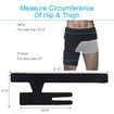 Hip Thigh Support and Groin Compression Brace for Sciatic Nerve Pain, Hamstring Injury Recovery and Rehabilitation for Men and Women