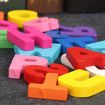 Alphabet Puzzle Wooden Puzzles for Toddlers 1-5 Year Old, Toys with Puzzle Board & Letter Blocks Preschool Educational for Girls Boys Gift
