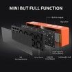 Mini Gym Timer Clock, Magnetic LED Interval Timer for Workout Home Gym Garage Fitness (Orange)