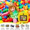 Digital Instant Print Camera for Kids Zero with Print Paper Selfie Video with HD 1080P 2.4 Inch IPS Screen-Yellow