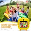 Digital Instant Print Camera for Kids Zero with Print Paper Selfie Video with HD 1080P 2.4 Inch IPS Screen-Yellow