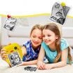 Digital Instant Print Camera for Kids Zero with Print Paper Selfie Video with HD 1080P 2.4 Inch IPS Screen-Yellow