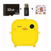 Digital Instant Print Camera for Kids Zero with Print Paper Selfie Video with HD 1080P 2.4 Inch IPS Screen-Yellow