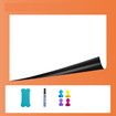 Dry Erase Whiteboard Sticker Wall Decal, Self-Adhesive White Board Peel Stick Paper for School,Office,Home,Kids Drawing 60x90cm
