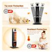 Maxkon 2000W Electric Space Heater Tower Energy Efficient Portable Indoor Fireplace Instant Warmer Oscillating Cooling Fan Bedroom Remote