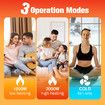 Maxkon 2000W Electric Space Heater Tower Energy Efficient Portable Indoor Fireplace Instant Warmer Oscillating Cooling Fan Bedroom Remote