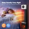 Maxkon 2000W Electric Space Heater Tower Energy Efficient Portable Indoor Fireplace Instant Warmer Oscillating Cooling Fan Bedroom Remote