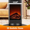 Maxkon 2000W Electric Space Heater Tower Energy Efficient Portable Indoor Fireplace Instant Warmer Oscillating Cooling Fan Bedroom Remote