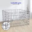 Dog Playpen Pen Pet Puppy Cage Crate Fence Indoor Exercise Play Pen 8 Panels Enclosure Barrier Foldable Cat Kitten Rabbit