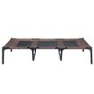 Dog Trampoline Bed Extra Large Pet Raised Sofa Elevated Cot Outdoor Camping Indoor Portable Washable Durable Brown XL