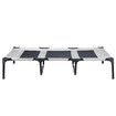 Dog Trampoline Bed Pet Sofa Cot Elevated Raised Extra Large Outdoor Camping Indoor Washable Portable Durable Grey XL