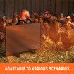 Chicken Coop Heater Flat Panel Poultry Radiant Heat Warmer 140W Thermostat Winter Heating Hen Dog Cat Pet Home