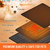 Chicken Coop Heater Flat Panel Poultry Radiant Heat Warmer 140W Thermostat Winter Heating Hen Dog Cat Pet Home