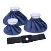 Ice Cold Pack Reusable Ice Bags Hot Water Bag for Injuries,Hot & Cold Therapy and Pain Relief with Elastic Breathable Support Wrap,4-Pack,3 Sizes