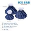 Ice Cold Pack Reusable Ice Bags Hot Water Bag for Injuries,Hot & Cold Therapy and Pain Relief with Elastic Breathable Support Wrap,4-Pack,3 Sizes