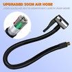 Tire Inflator Portable Air Compressor 150PSI Air Pump with Digital Pressure Emergency Lights Cars,Motorcycle,Ball