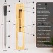 Wireless Meat Thermometer,Smart Bluetooth Meat Thermometer with 165ft Wireless Range,Food Thermometer for Grill,Oven,BBQ,Kitchen,Smoker,Air Fryer,Rotisserie (1 Probe)