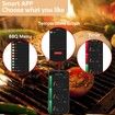 Wireless Meat Thermometer,Smart Bluetooth Meat Thermometer with 165ft Wireless Range,Food Thermometer for Grill,Oven,BBQ,Kitchen,Smoker,Air Fryer,Rotisserie (1 Probe)