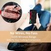 Wireless Meat Thermometer,Smart Bluetooth Meat Thermometer with 165ft Wireless Range,Food Thermometer for Grill,Oven,BBQ,Kitchen,Smoker,Air Fryer,Rotisserie (1 Probe)