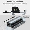 Steam Deck Dock,Aluminum Alloy 6-in-1 Docking Station with HDMI 2.0 Upgraded 4K 60Hz,Gigabit Ethernet,3 USB 3.0 Port and USB-C PD Port
