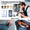 Wireless Digital Microscope 50X-1000X Magnification WiFi USB Handheld Portable with 8 Adjustable LED Lights for PC iPad