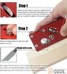Chamfer Plane with 45 Degree Head for Wood,Woodworking Hand Planer for Quick Edge Planing and radian Corner Plane Trimming