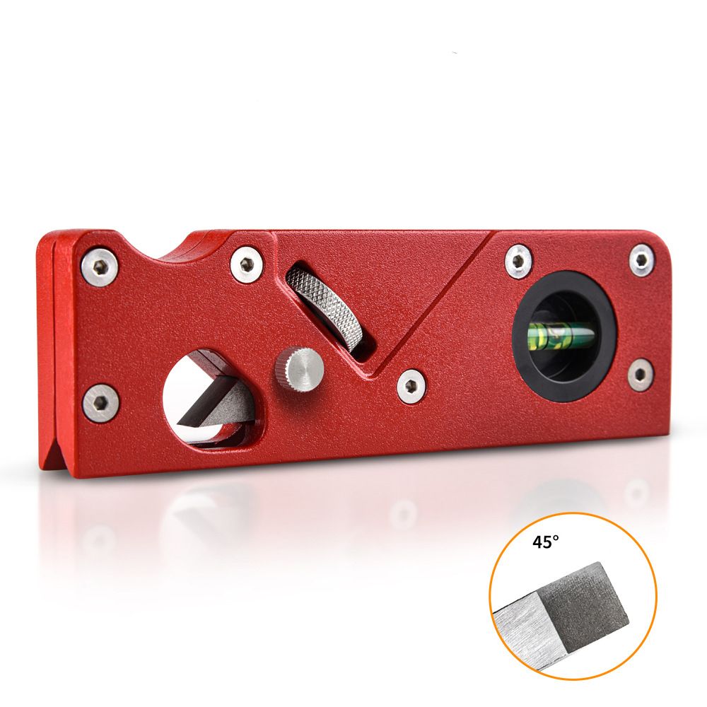 Chamfer Plane with 45 Degree Head for Wood,Woodworking Hand Planer for Quick Edge Planing and radian Corner Plane Trimming