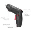 48PCS 4.2V Electrical Screwdriver Set, Rechargeable Hand Screwdriver Bits Socket Sleeve Combination Tool Set