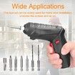 48PCS 4.2V Electrical Screwdriver Set, Rechargeable Hand Screwdriver Bits Socket Sleeve Combination Tool Set