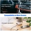 2 Pack Apple MFi Certified Lightning to 3.5 mm Headphone Jack Adapter iPhone Jack Aux Audio Dongle Cable Earphones Converter Compatible with iPhone iPad iPod