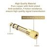 6.35mm (1/4 inch) Male to 3.5mm (1/8 inch) Female Stereo Audio Jack Adapter for Aux Cable,Guitar Amplifier,Headphone,2 Pack