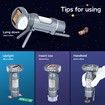 Digital Microscope for Kids Beginner 2' LCD Portable Pocket Microscope Toy STEM Science Kit-Grey