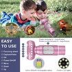 Digital Microscope for Kids Beginner 2' LCD Portable Pocket Microscope Toy STEM Science Kit-Grey