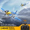 2023 NEW Series RC Plane for Adults and Kids, 4 Channel Hobby Remote Control Airplane P51 Mustang Fighter with 6-Gyro System for Beginners Learning to Fly