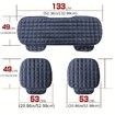 3pcs Plush Plaid Thicken Warm Car Seat Cushion Pad Car Seat Protector Car Front Rear Seat Covers For Car SUV Truck Car Accessories