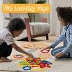 6 pcs Toddler Puzzles Wooden Toys Montessori Shape Sorting Puzzle Sensory Toys Toddlers Activities Preschool Learning Early Educational Travel 1-3